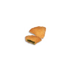 Cartone da 6 Kg mini "TIROPITA" triangolare fillo ripieno spinaci e formaggio (130 pz ca.)